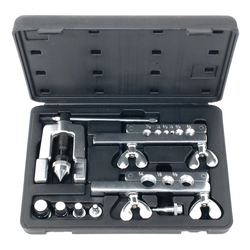 Tool for flaring and swaging copper pipes FLAREKIT