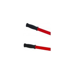 Handgriffe aus schwarzem PVC,  beständig
