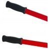 Handgriffe aus schwarzem PVC,  beständig